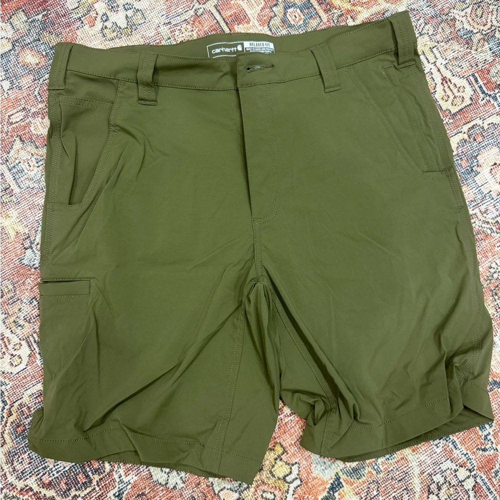 Carhartt Men's Forest Green Cargo Shorts